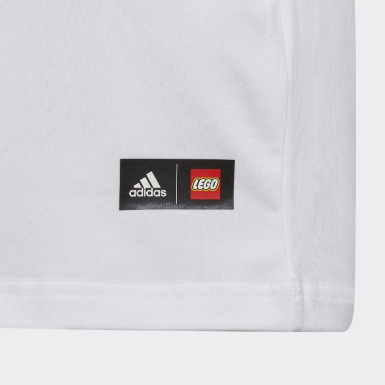 Camiseta Branca Quente Adidas X Lego Vidiyo