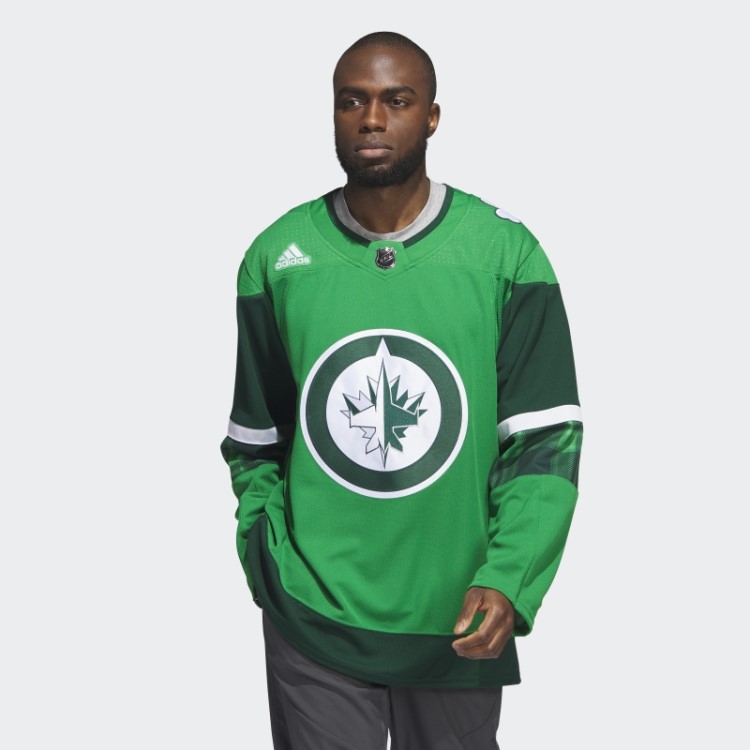 Camisa Adidas Winnipeg Jets St Pats Kelly Green11ccm
