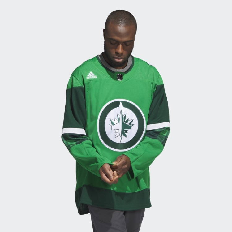 Camisa Adidas Winnipeg Jets St Pats Kelly Green11ccm