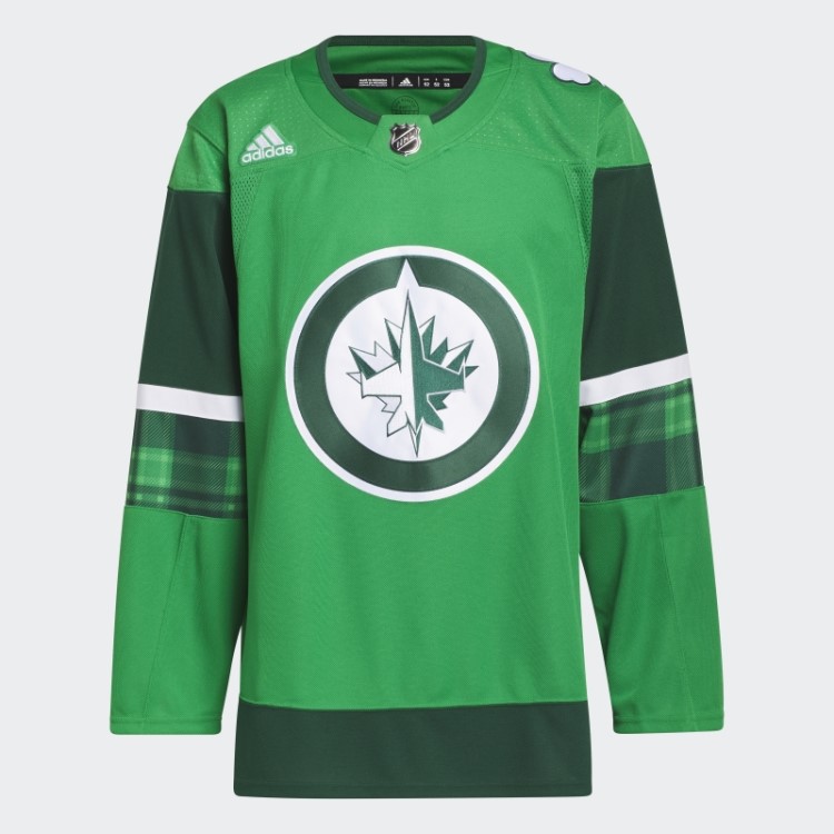Camisa Adidas Winnipeg Jets St Pats Kelly Green11ccm