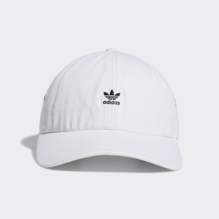 Boné Branco Mini Logo Relaxado Adidas