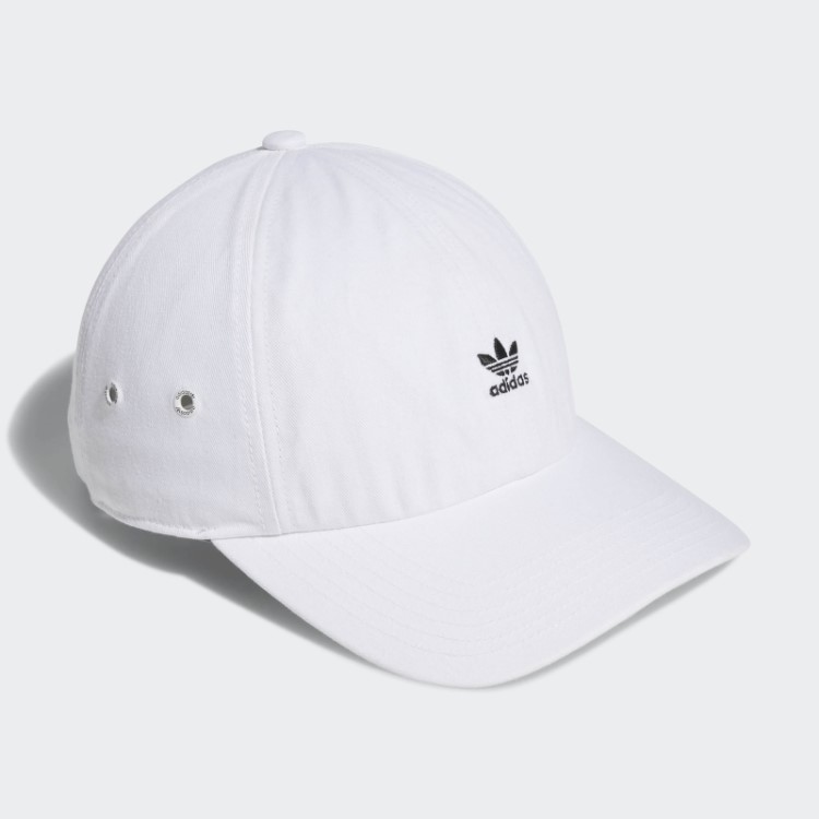 Boné Branco Mini Logo Relaxado Adidas