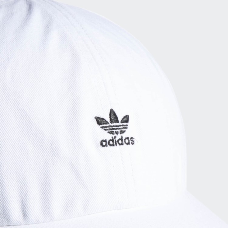 Boné Branco Mini Logo Relaxado Adidas