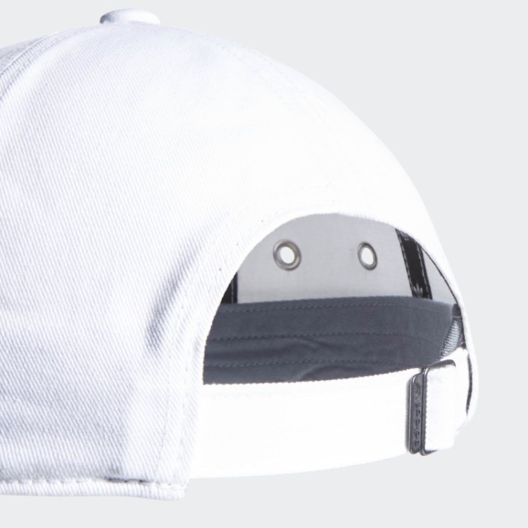 Boné Branco Mini Logo Relaxado Adidas