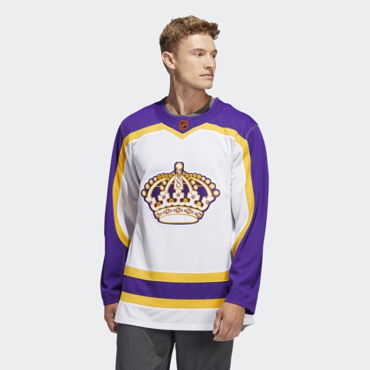 Kings Autêntico Reverso Camisa Retrô Marca Wordmark Branco Adidas