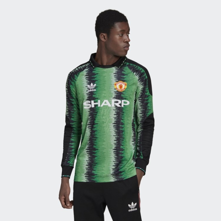 St Tropic Green Manchester United 90 Camisa De Goleiro Adidas