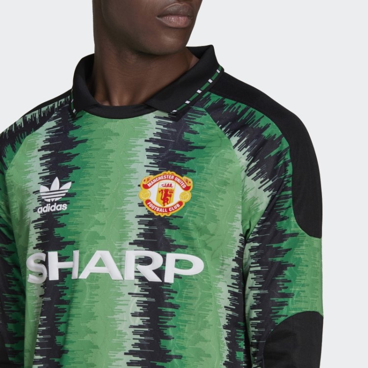 St Tropic Green Manchester United 90 Camisa De Goleiro Adidas