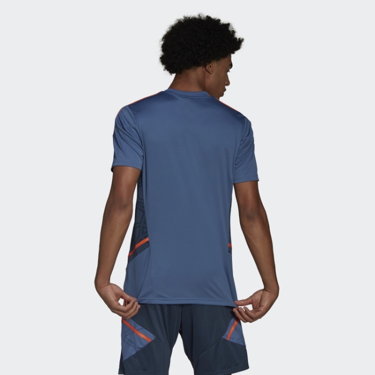Camisa De Treino Azul Manchester United Condivo 22 Adidas