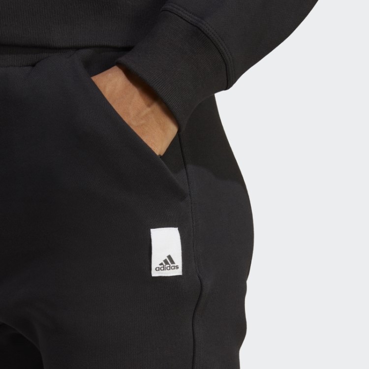 Calça De Lã Preta Adidas Lounge Estilosa