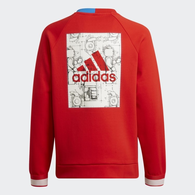 Suéter Vermelho Fashion Adidas X Lego Tech Pack