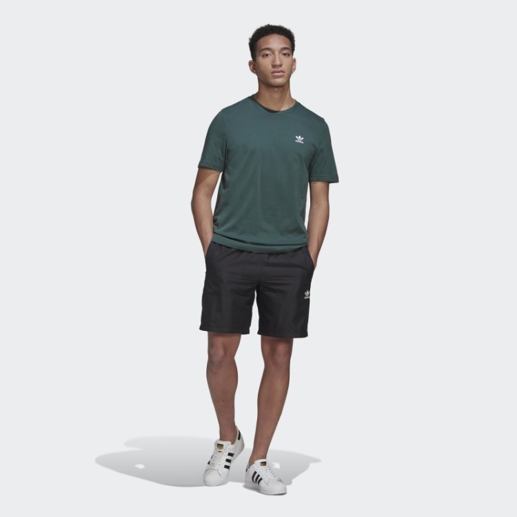 Calção Adicolor Essentials Tracejado Preto Adidas