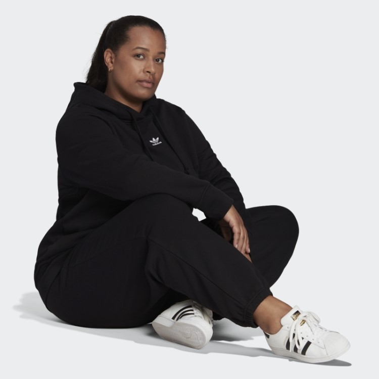 Moletom Adicolor Essentials (tamanho Grande) Preto Adidas