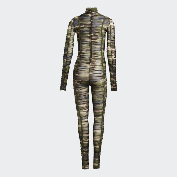 Macacão Franzido Aop Camo Adidas