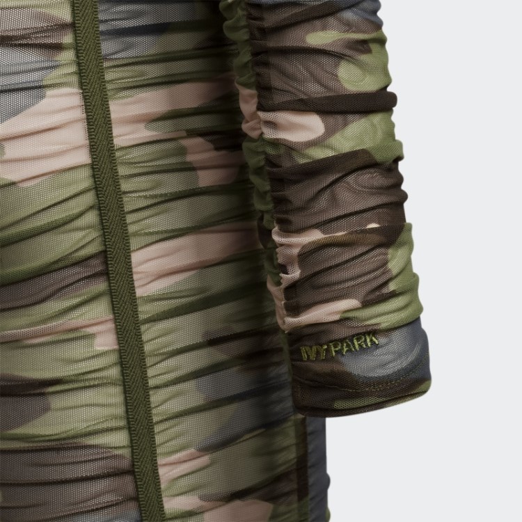 Macacão Franzido Aop Camo Adidas