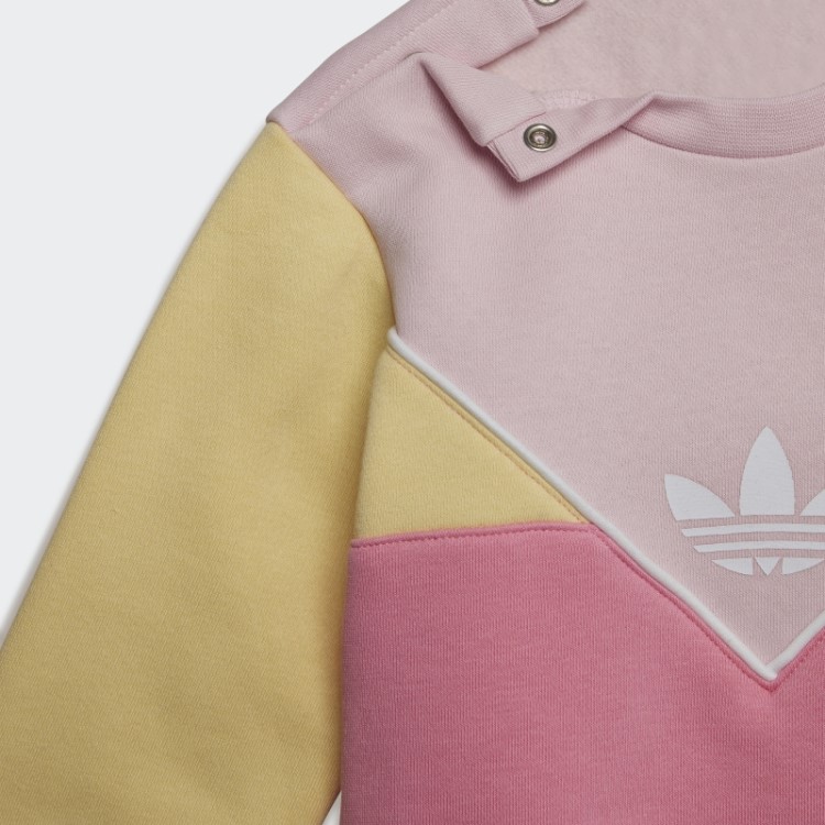 Conjunto De Equipe Adicolor Rosa Adidas