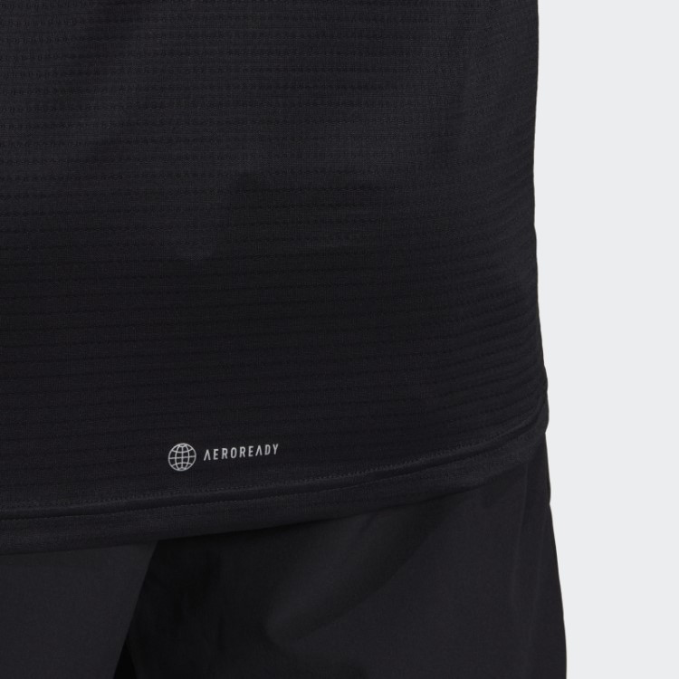 Possui A Camiseta De Manga Longa Preta Adidas