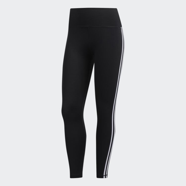 Adidas Black Acredita Nesta Meia-calça 2.0 3 Listras 7/8