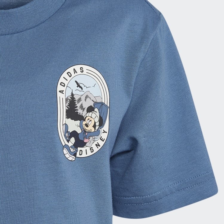 Camiseta Disney Mickey And Friends Azul Alterado Da Adidas