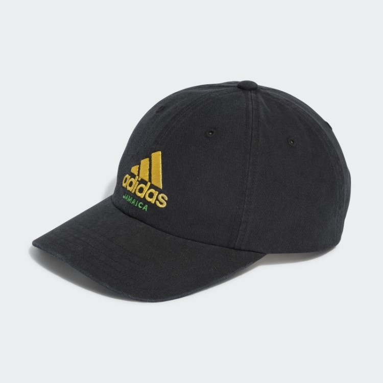 Chapéu De Futebol Da Jamaica Preto Adidas