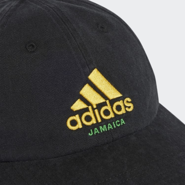 Chapéu De Futebol Da Jamaica Preto Adidas