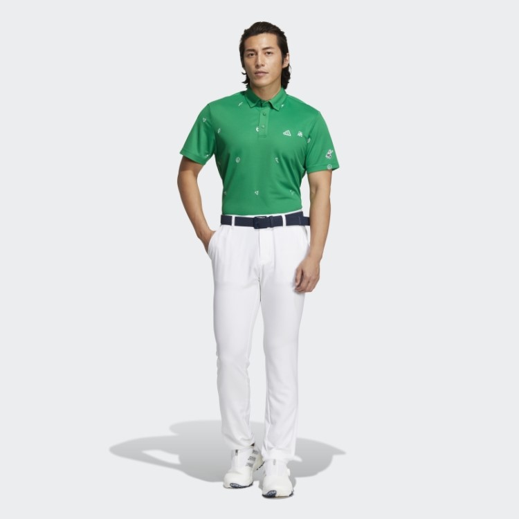 Adidas Play Verde Camisa Polo Monograma Verde