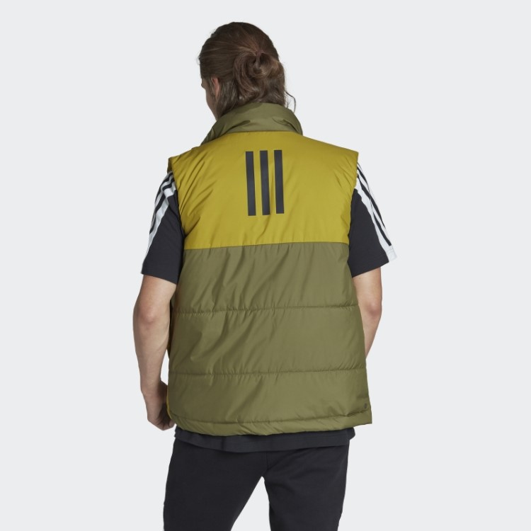 Colete Isolado Com As Três Listras Adidas Olive