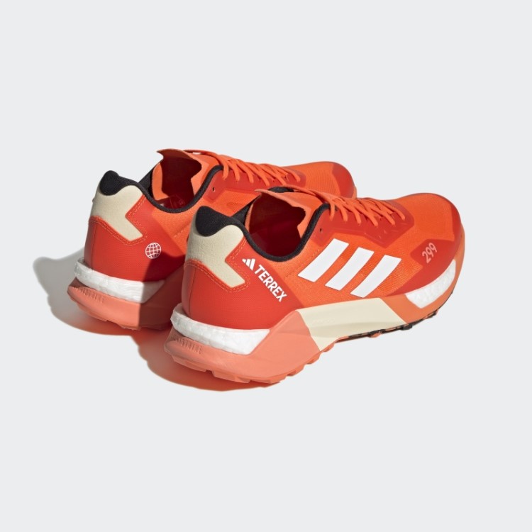 Tênis De Corrida Laranja Adidas Terrex Agravic Ultra Trail
