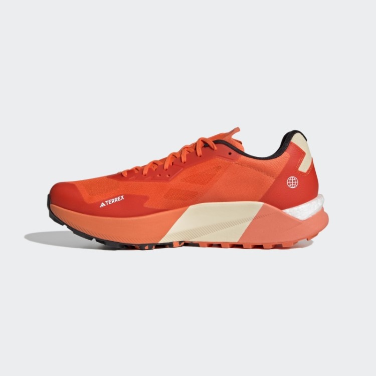 Tênis De Corrida Laranja Adidas Terrex Agravic Ultra Trail
