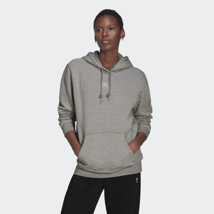 Moletom De Lã Adicolor Essentials Cinza Médio Adidas