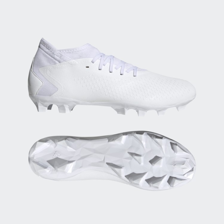Precisão Do Predador Branco.3 Botas Multi-terreno Adidas