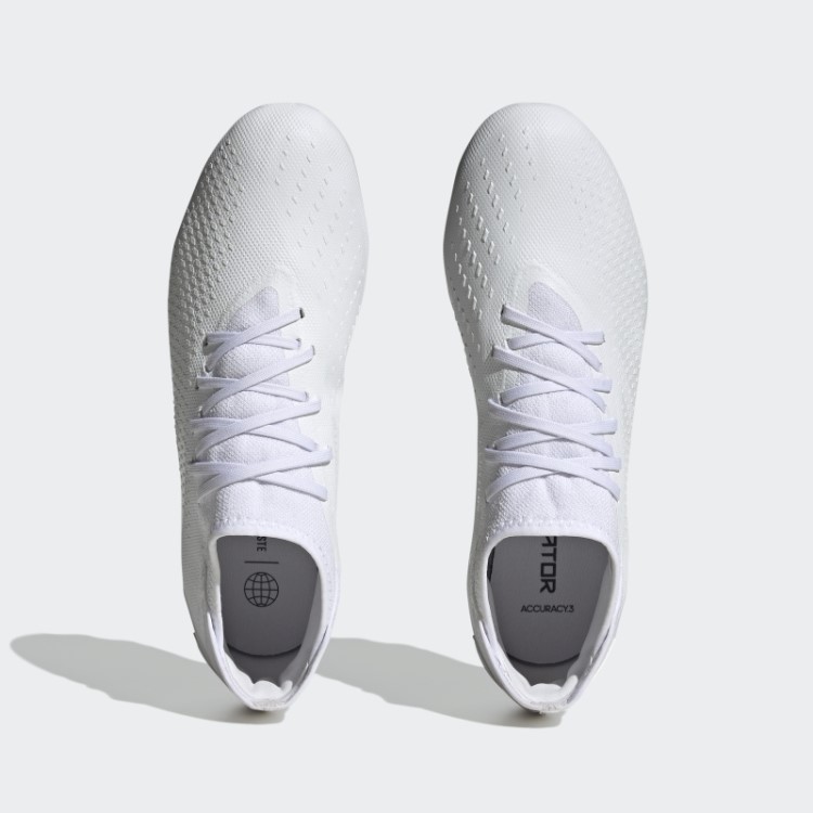 Precisão Do Predador Branco.3 Botas Multi-terreno Adidas