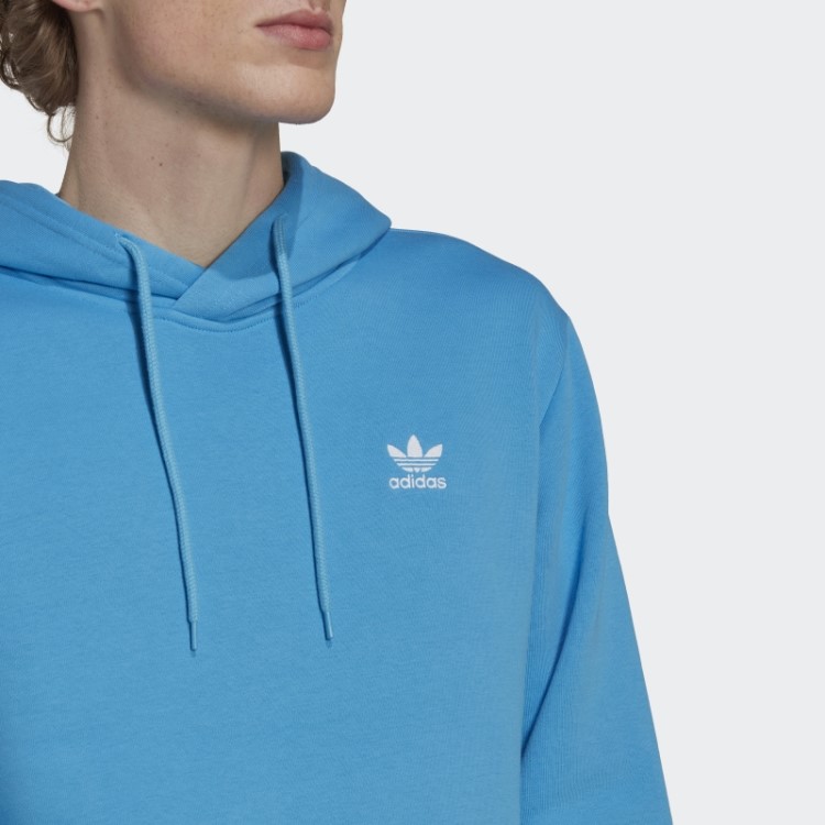 Moletom Com Capuz Adicolor Essentials Trefoil Azul Adidas