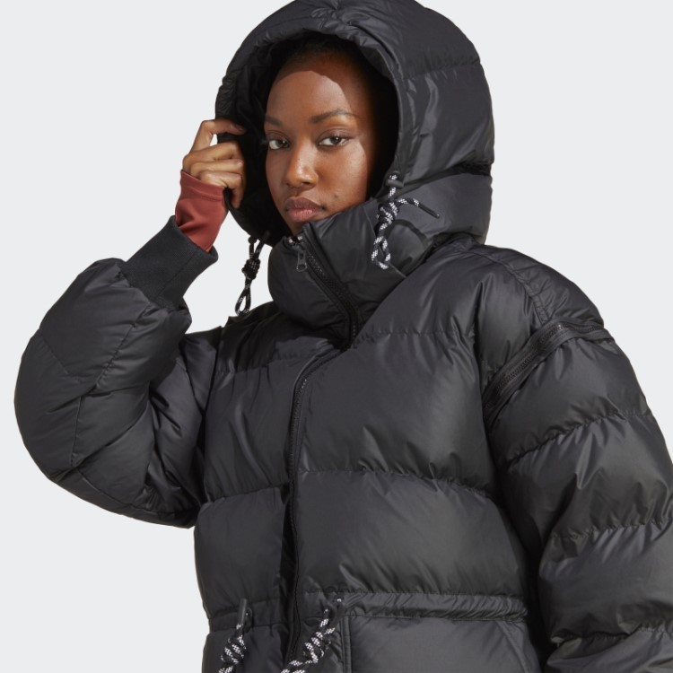 Jaqueta De Inverno Adidas By Stella Mccartney Preta