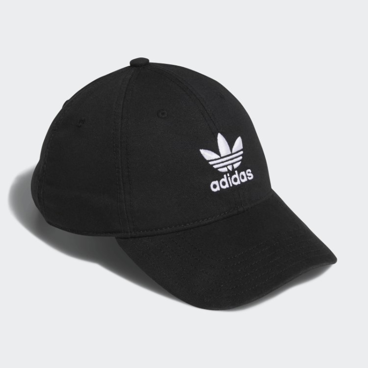 Chapéu Strapback Descontraído Preto Adidas