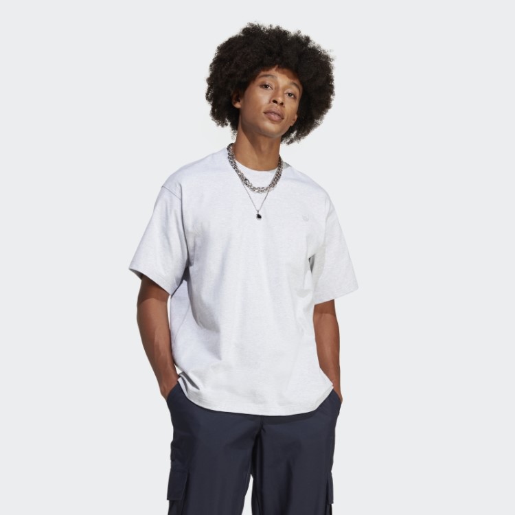 Camiseta Adidas Cinza Claro Urze Adicolor Contempo