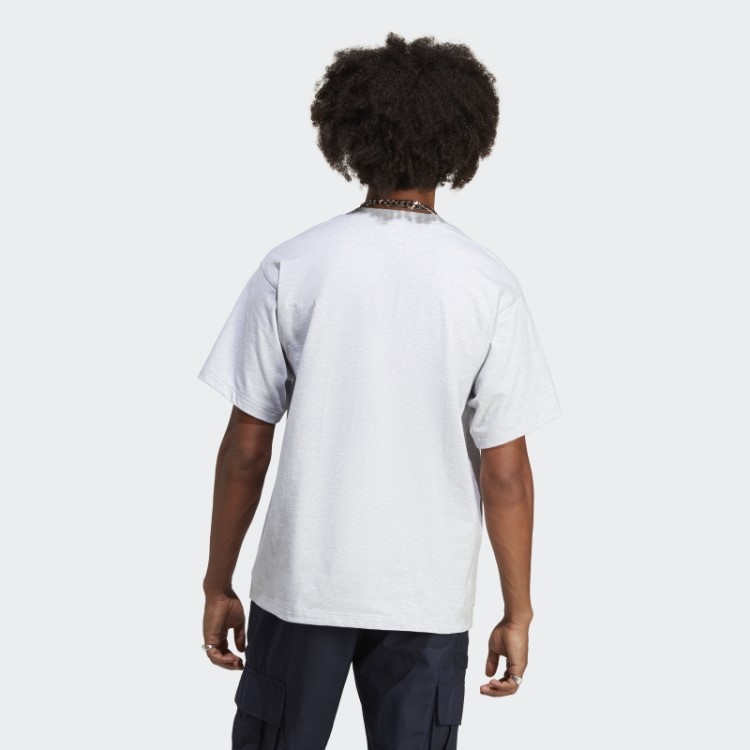 Camiseta Adidas Cinza Claro Urze Adicolor Contempo