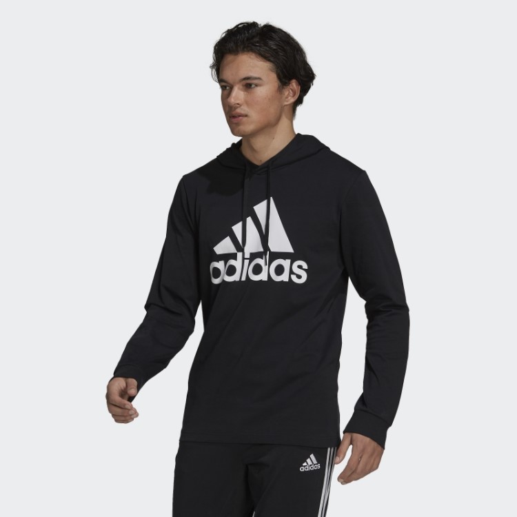 Essentials Moletom Com Logo Preto Adidas