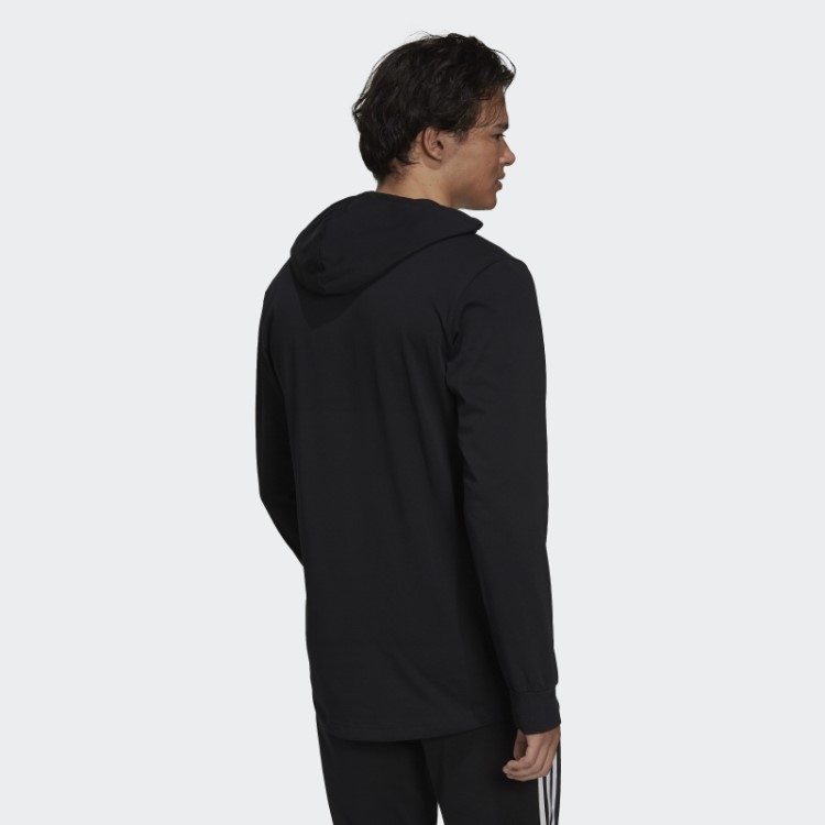 Essentials Moletom Com Logo Preto Adidas