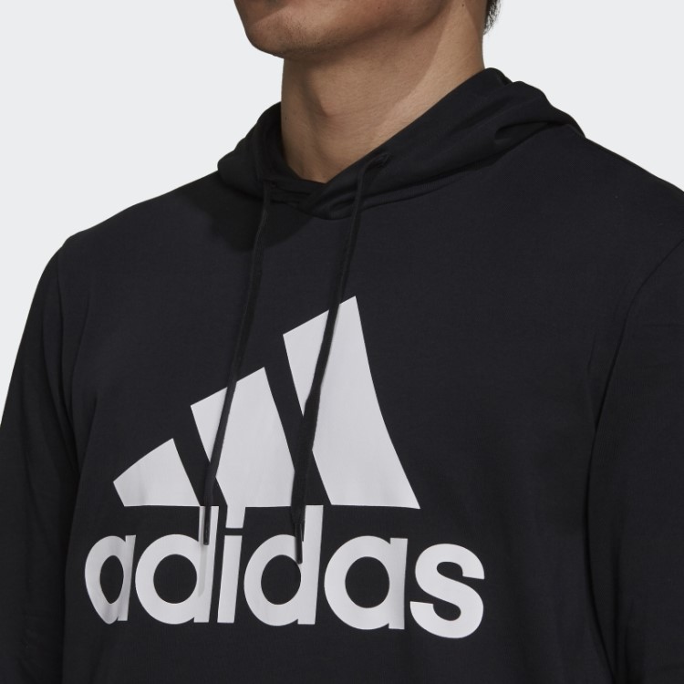 Essentials Moletom Com Logo Preto Adidas
