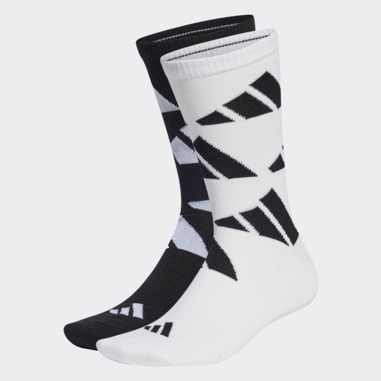 Aeroready Crew Logotipo Brand Love Meias 2 Pares Branco Adidas