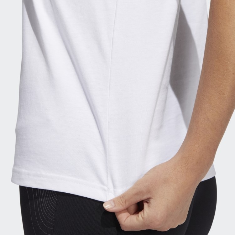 Camiseta De Corrida Branca Da Adidas World Fashion