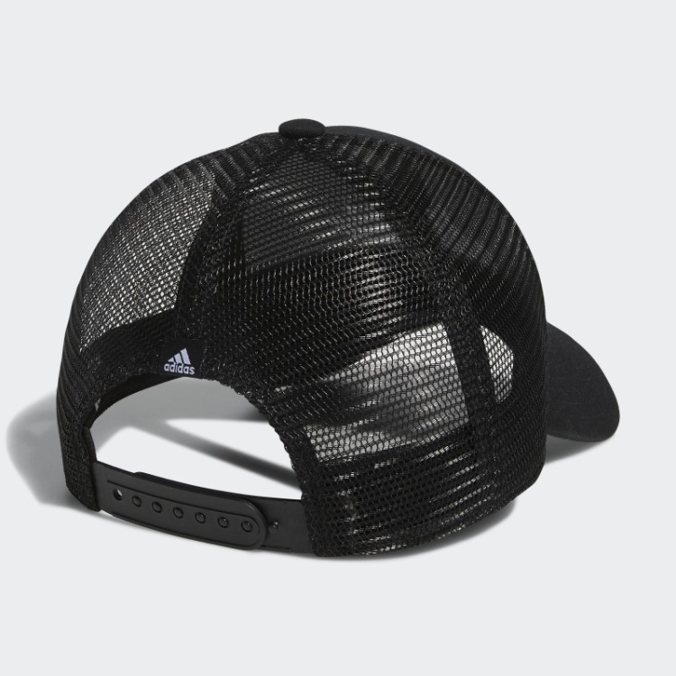 Chapéu De Caminhoneiro De Malha Adidas Preto