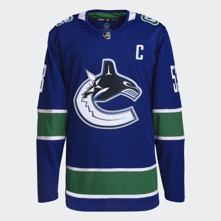 Camisa Canucks Horvat Home Autêntica Adidas Royal 08 Ccm-sld