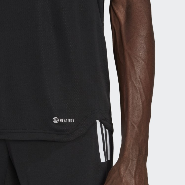 Camisa Preta Tiro 23 Pro Heat.rdy Adidas