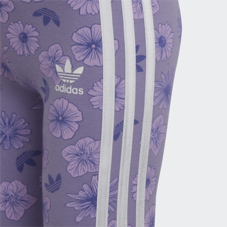 Conjunto De Moletom Alongado Com Zíper Completo Adidas Lilás