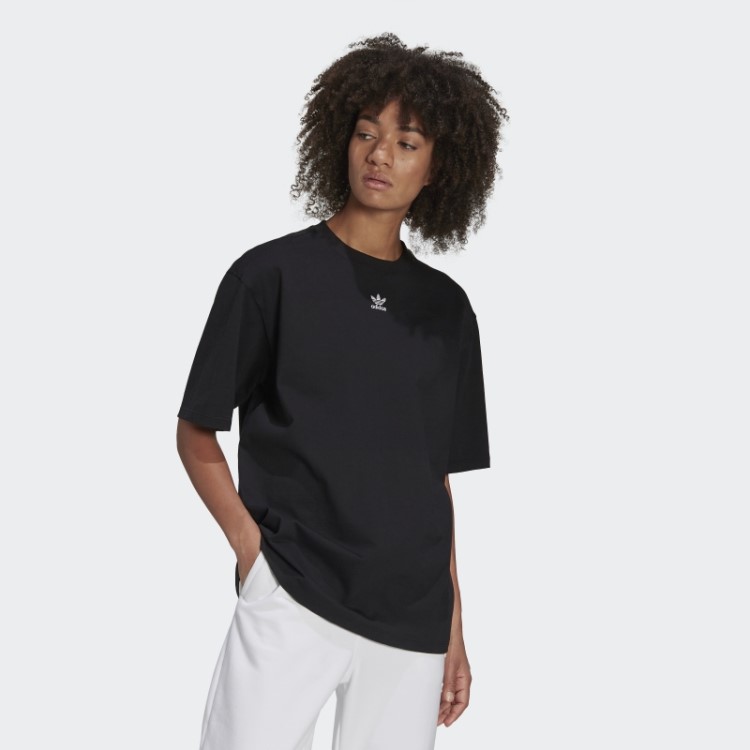 Camiseta Adicolor Essencial Preta Adidas