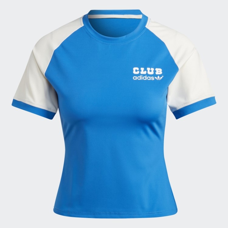Versão Azul Camiseta Clube Pássaro Azul Adidas