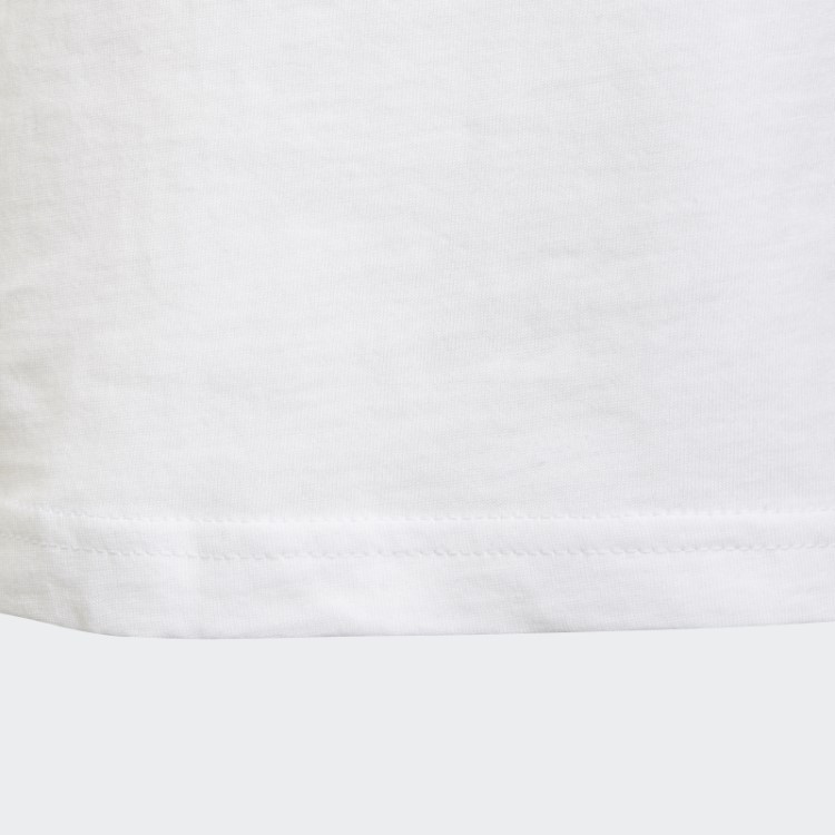 Adidas Bermuda Com Estampa Trefoil Conjunto Camiseta Branca