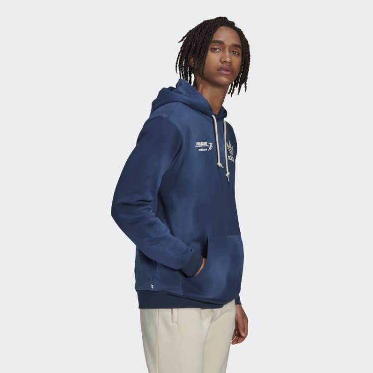 Moletom Com Capuz Estampado Suave Ride Club Adidas Navy