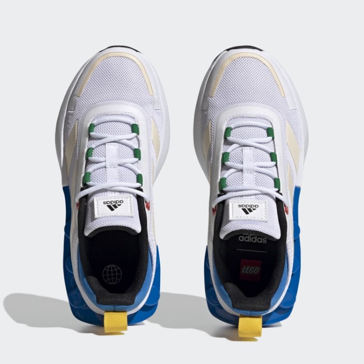 Sapatos Brancos Adidas X Lego Tech Rnr Quentes